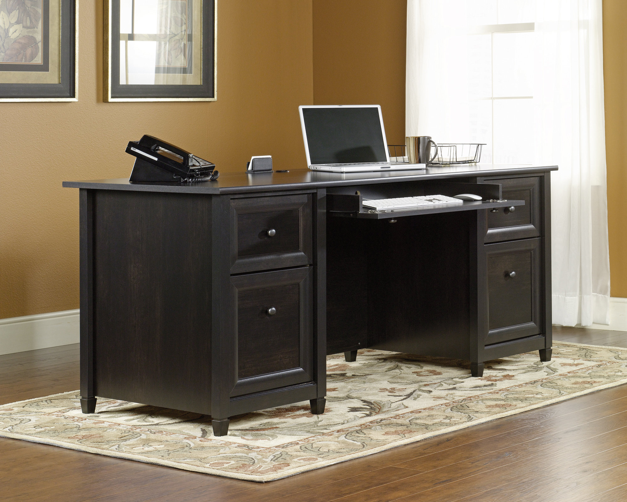 Alcott Hill Executive Desk Wayfair
